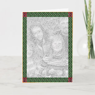 Celtic julgränskort helgkort