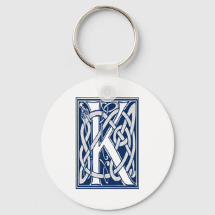 Celtic K-Monogram Nyckelring
