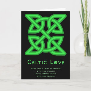 Celtic Kärlek Greeting Card Kort