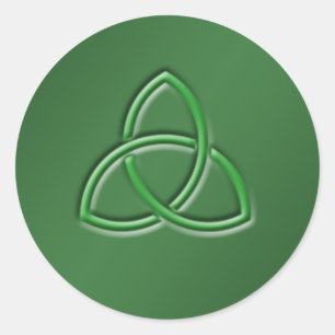 Celtic Kärlek knot Round Sticker Runt Klistermärke