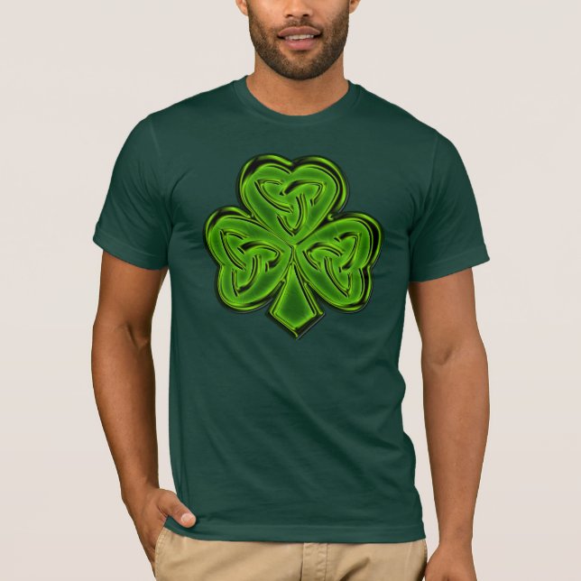 CELTIC KLÖVER SHAMROCK T-Shirt Collection (Framsida)