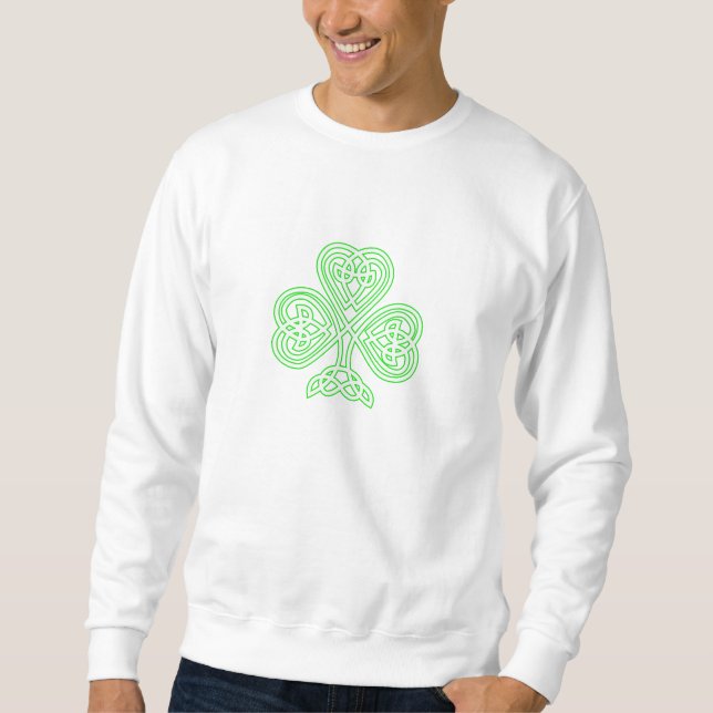 Celtic Klöver Sweatshirt (Framsida)