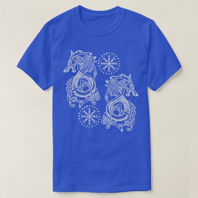 Celtic Knodic Mythology Scandinavian Viking T Shirt (Design framsida)