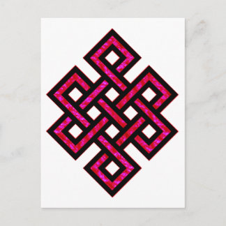 Celtic Knot 10 Red Vykort