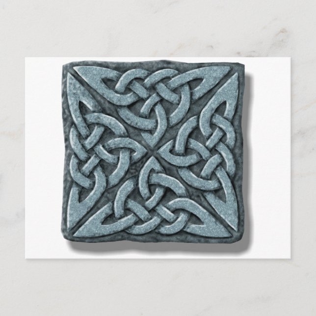 Celtic Knot 4-√Stone Vykort (Framsida)