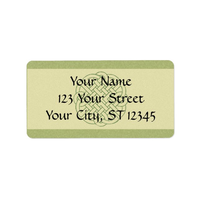 Celtic Knot Adressetikett (Framsidan)