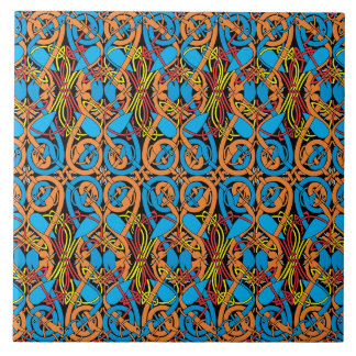 Celtic Knot Animals Lindisfarne Mönster Kakelplatta