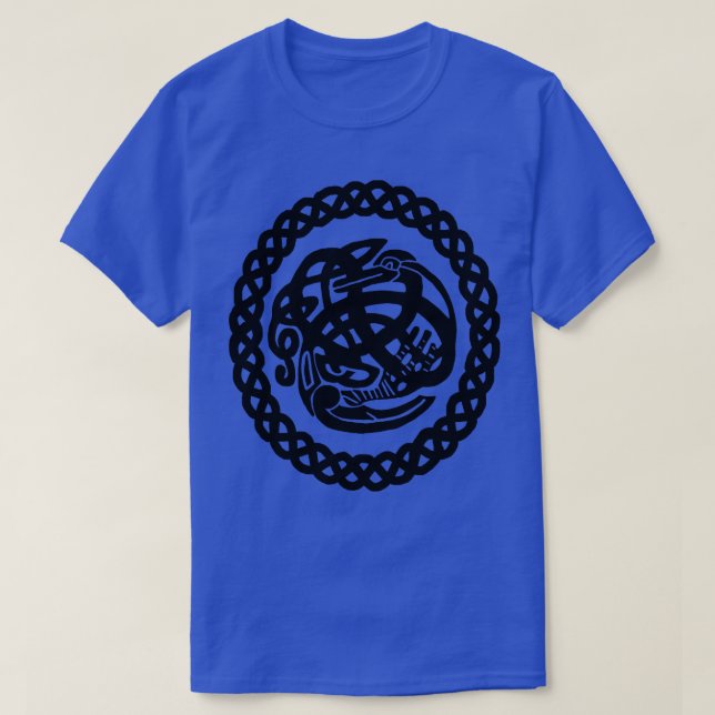 Celtic Knot Bird T Shirt (Design framsida)