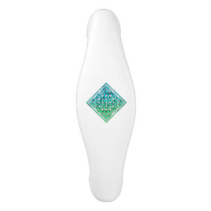 Celtic Knot - Blue Grönt Ceramic Cabinet Drag Handtag