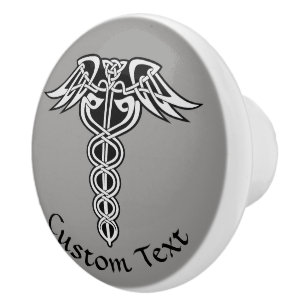 Celtic Knot Caduceus Knopp