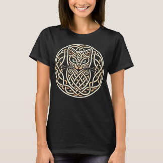 Celtic Knot Cat T Shirt