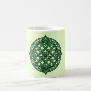 Celtic Knot Circle St. Patrick's Day Kaffemugg