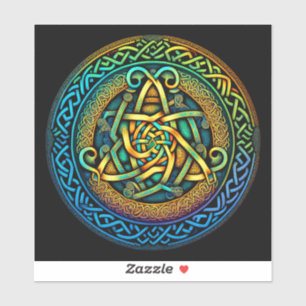 Celtic Knot Colorful Knotwork Klistermärken