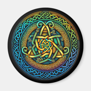 Celtic Knot Colorful Knotwork Magnet