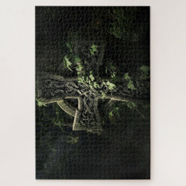Celtic Knot Cross Jigsaw Puzzle Pussel