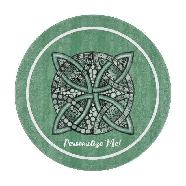 Celtic Knot Decorative Hand plockade i någon Färg (Framsidan)