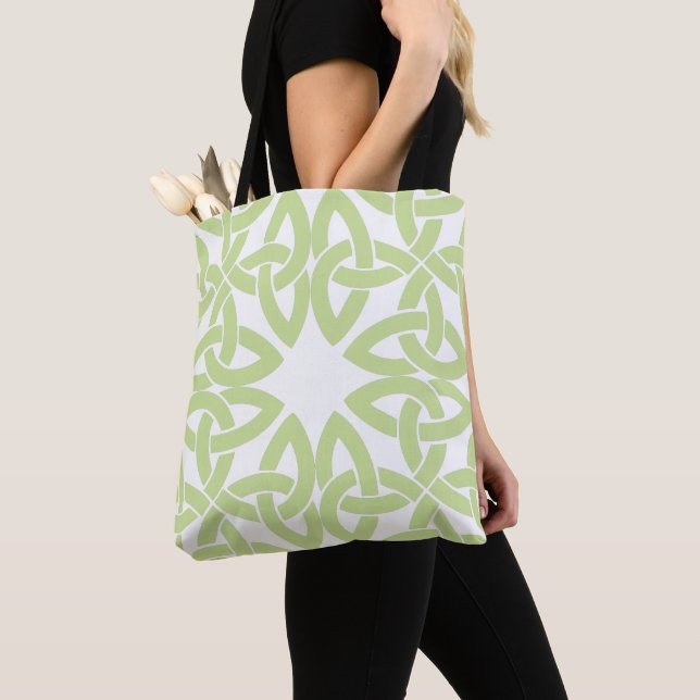 Celtic Knot design Tote Bag Tygkasse (Närbild)