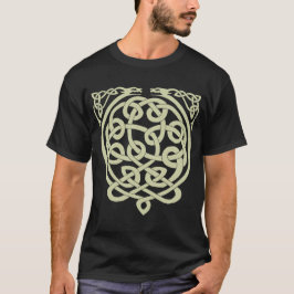 Celtic Knot Dragons - Black & White T Shirt