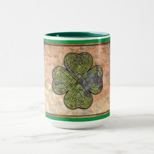 Celtic Knot - Fyrklöver Mugg