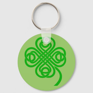Celtic Knot fyrklöver Nyckelring