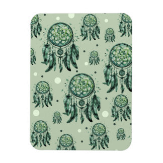 Celtic knot green dreamcatcher magnet