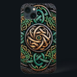 Celtic Knot Grönt Guld Knotwork<br><div class="desc">Celtic Knot Grönt Guld Knotwork</div>