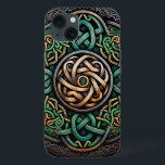 Celtic Knot Grönt Guld Knotwork<br><div class="desc">Celtic Knot Grönt Guld Knotwork</div>