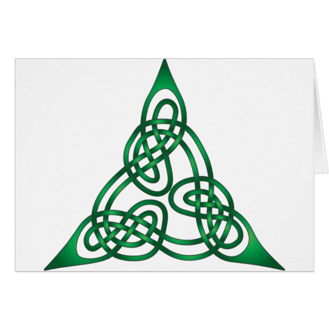 Celtic Knot Hälsningskort (Framsidan Horizontal)