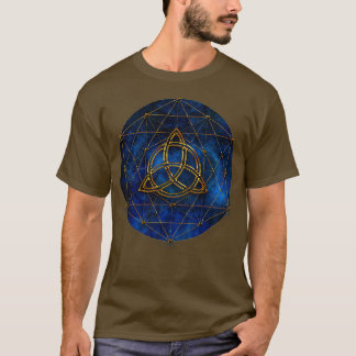 Celtic Knot Helig Geometry Andlig T Shirt