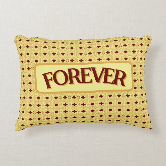 Celtic knot in gold prydnadskudde (Framsidan)