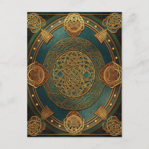Celtic Knot Knotwork Vykort