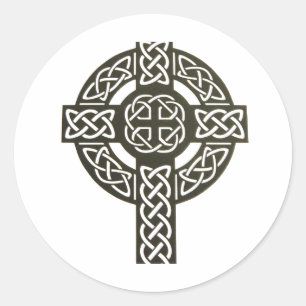 Celtic Knot Kor Runt Klistermärke