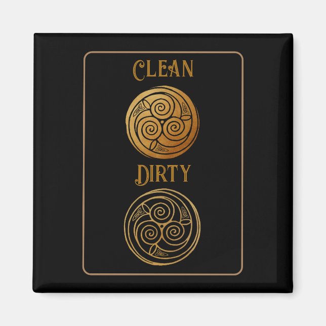 Celtic Knot Mandala Dishwasher Magnet (Framsidan)