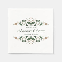 Celtic Knot | Modern Blommigt Irländska Personligt Pappersservett