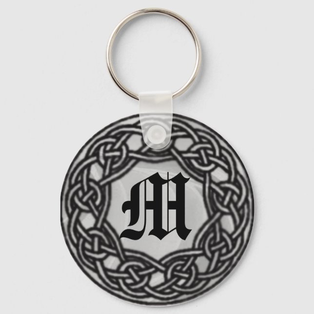 Celtic Knot Monogram Nyckelring (Framsida)