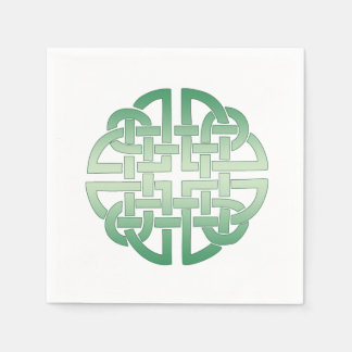 Celtic Knot Mönster på redigerbar bakgrund färg Pappersservett