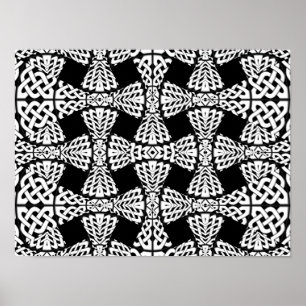Celtic Knot mönster Poster