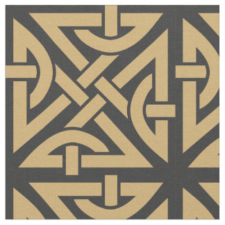 Celtic Knot Mönster Tyg