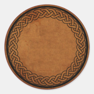 CELTIC KNOT Round Apothecary Label Sticker Runt Klistermärke