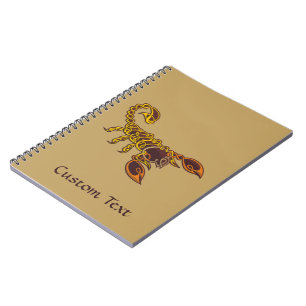 Celtic Knot Scorpion Anteckningsbok