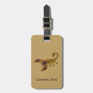 Celtic Knot Scorpion Bagagebricka