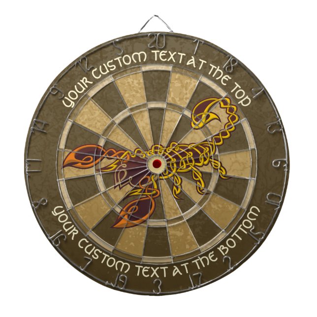 Celtic Knot Scorpion Dart Board Darttavla (Framsidan)