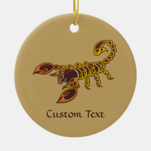 Celtic Knot Scorpion Julgransprydnad Keramik