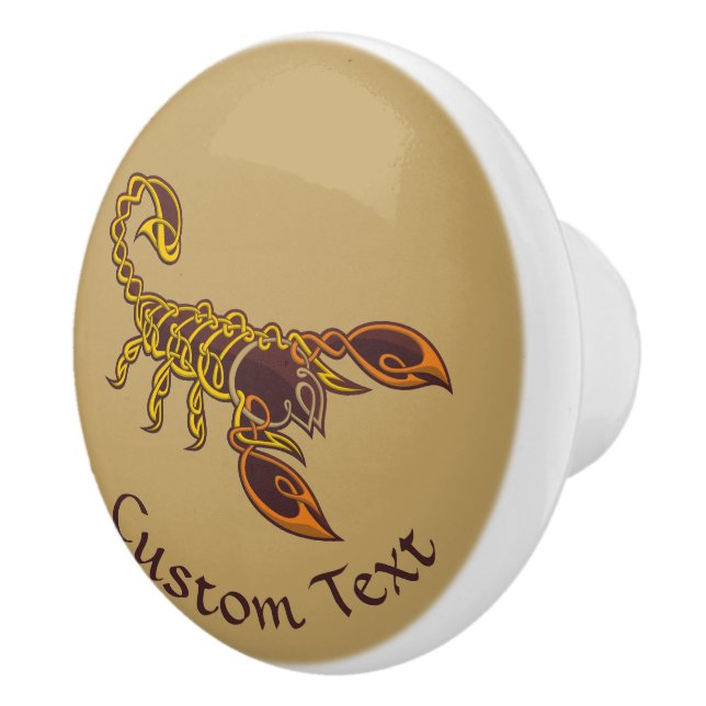 Celtic Knot Scorpion Knopp (Höger)