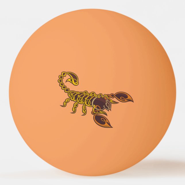 Celtic Knot Scorpion Pingisboll (Framsidan)