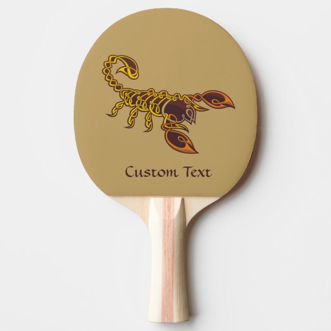 Celtic Knot Scorpion Pingisracket (Framsidan)