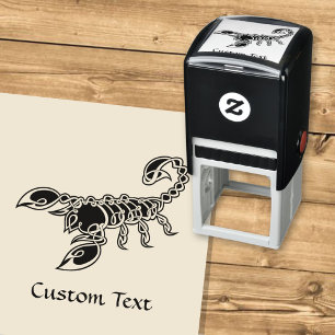 Celtic Knot Scorpion Självfärgande Stämpel