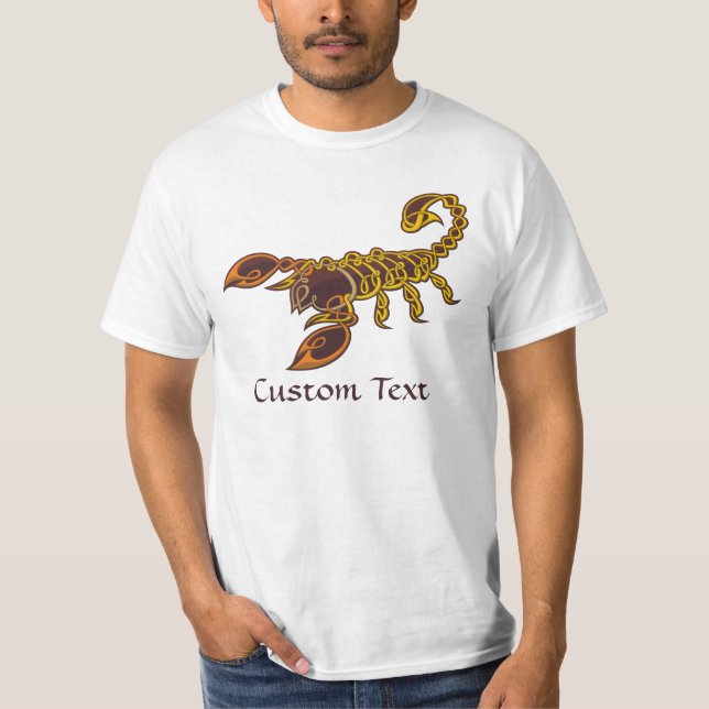 Celtic Knot Scorpion T Shirt (Framsida)