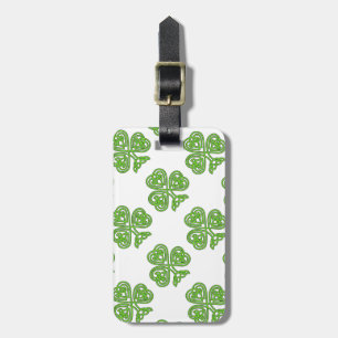 Celtic Knot Shamrock Bagagebricka