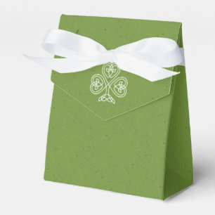 Celtic Knot Shamrock Bröllop Presentaskar